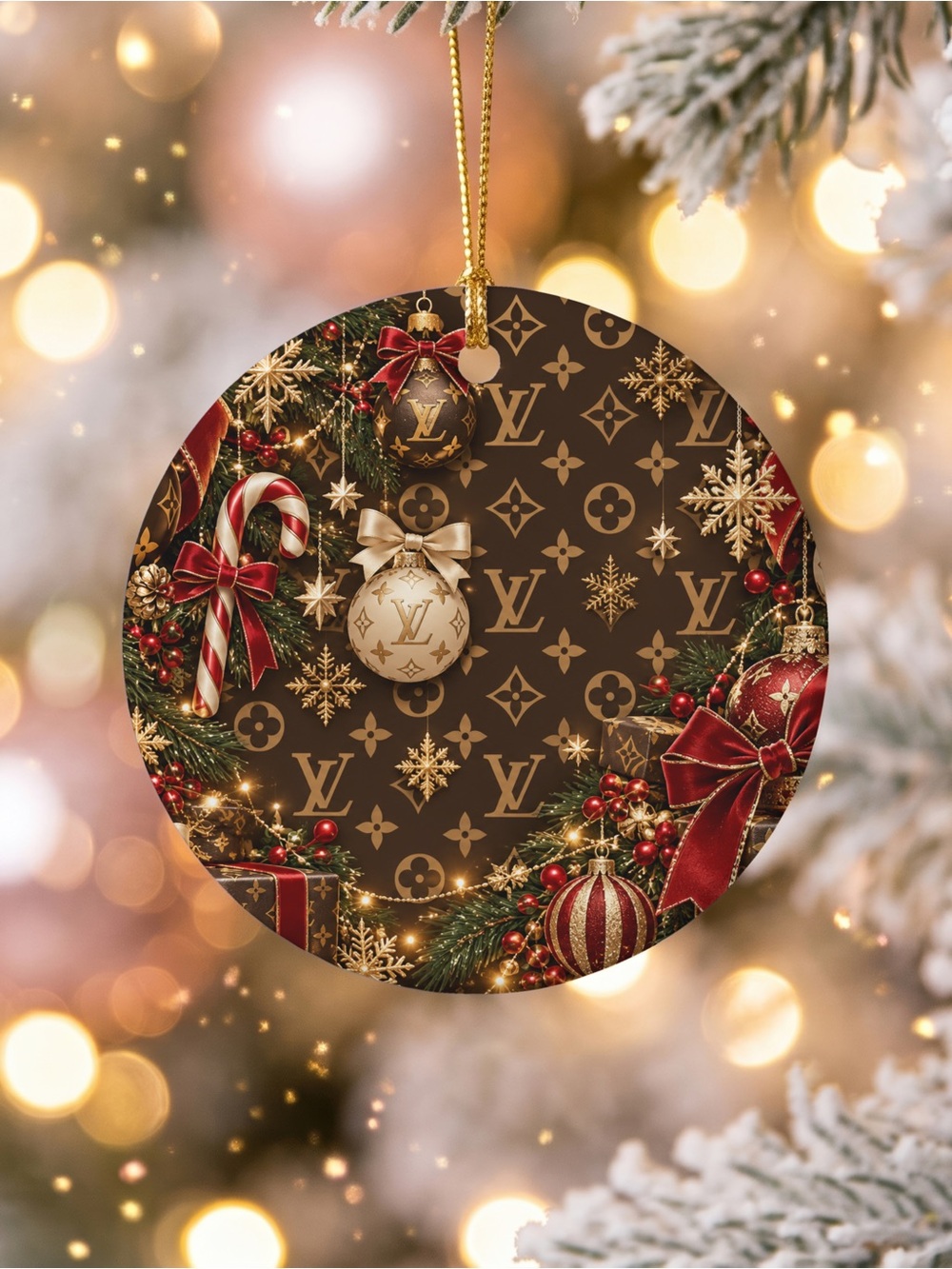 HANDMADE FASHION Ceramic Christmas Ornament